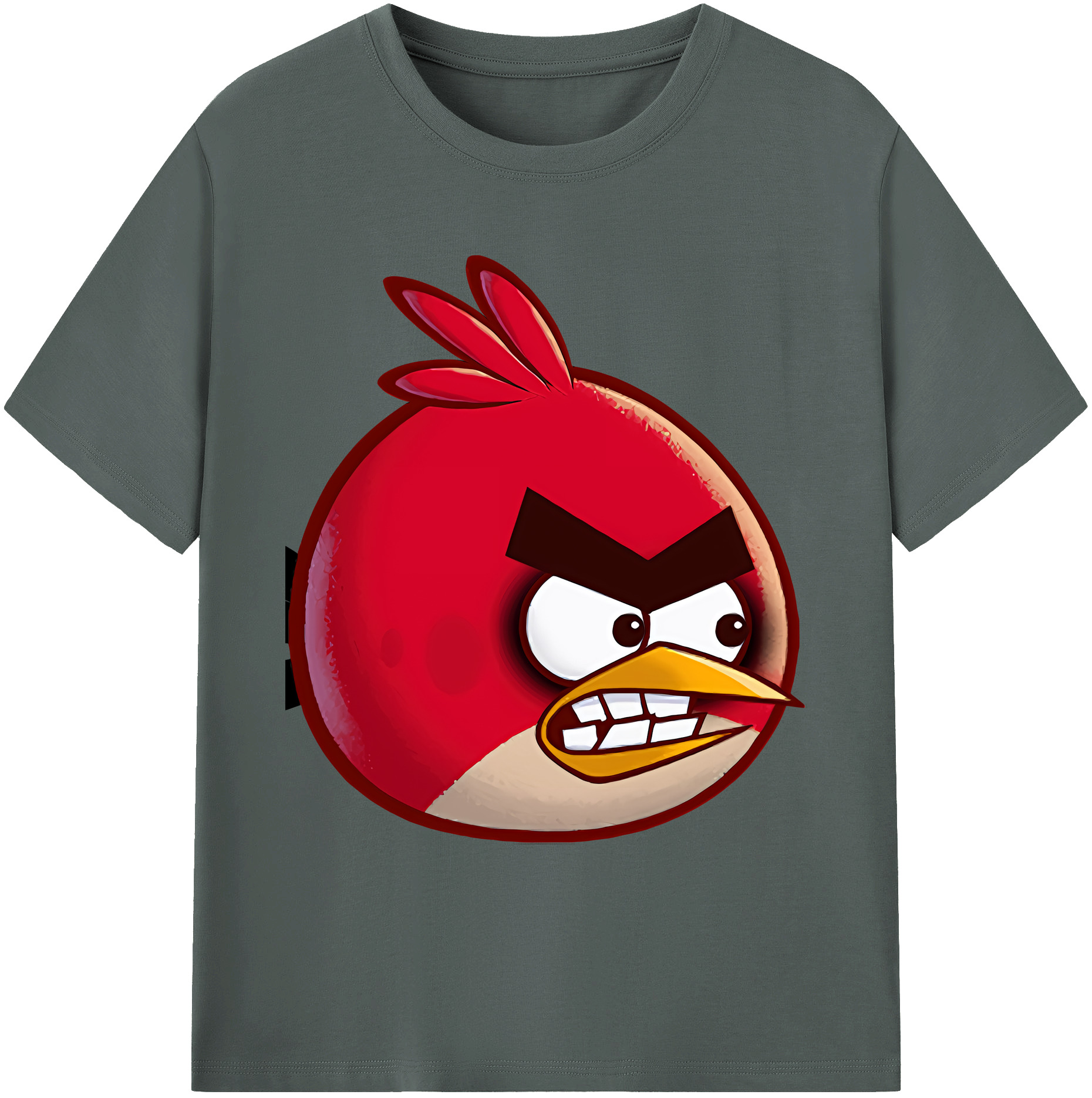 （画像用） Angry Birds アングリーバード 綿100％ メンズ半袖Tシャツ｜肌触りやわらか＆通気性